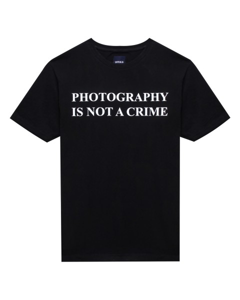  PHOTOGRAPHY IS NOT A CRIME UNTLD T-SHIRT