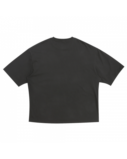 LIGHT FACE BOXY TEE CHARCOAL