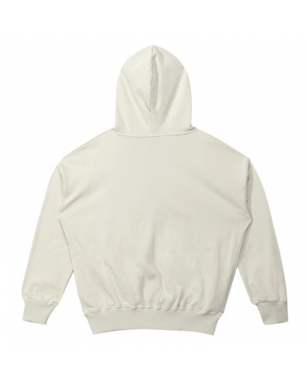 GROUNDED ARCH HOODIE - DUSTY WHITE