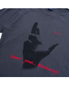 COUNT YOUR BLESSING HANDS BASIC TEE -BLACK